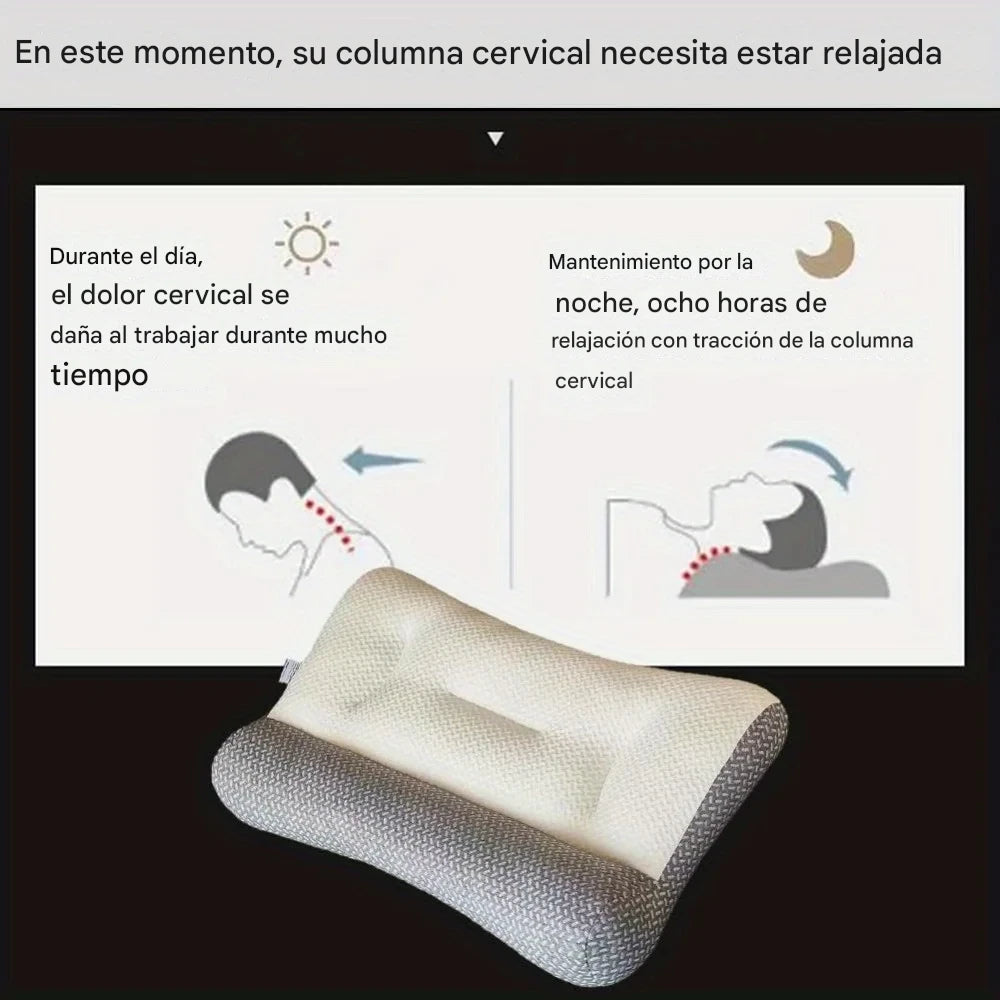 Almohada Ortopédica 3D – Duerme Mejor, Despierta Sin Dolor